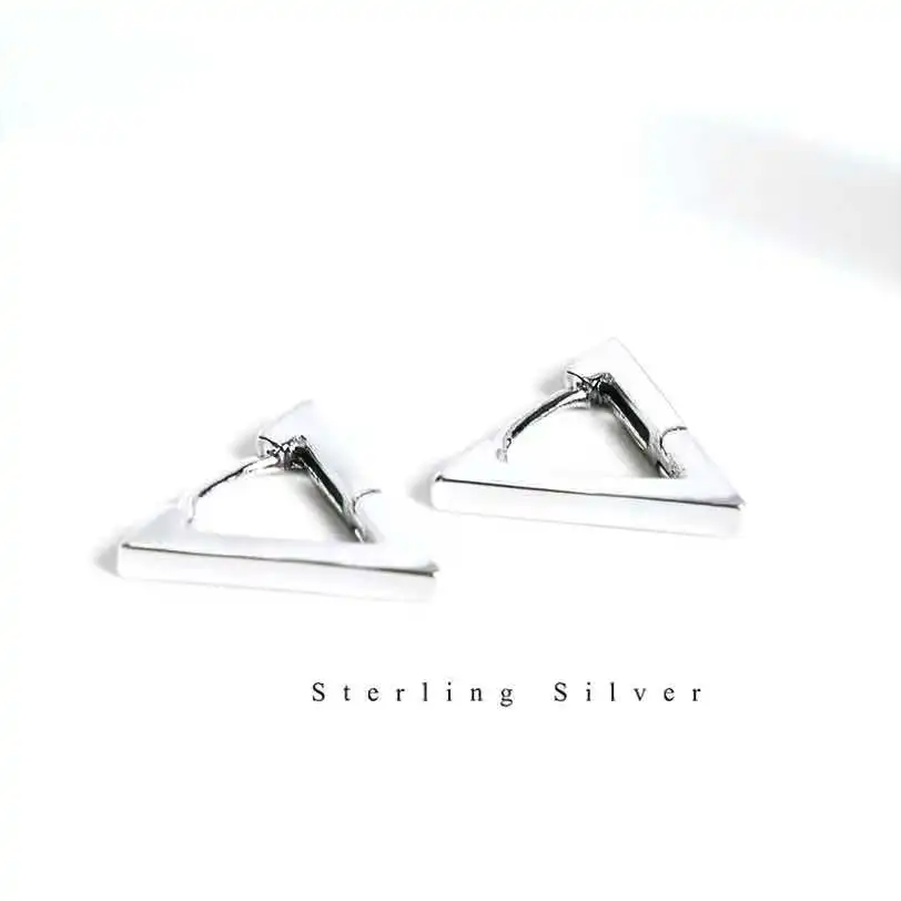 Женские серьги-клипсы ZOBEI минималистичные геометрические серьги из настоящего