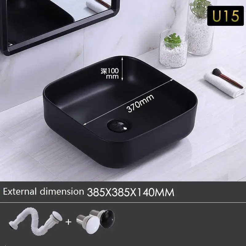 Lavagem Wastafel Mano миска для ванной комнаты Lavabo Pia Cuba Banheiro раковина для ванной комнаты - Цвет: MODEL V