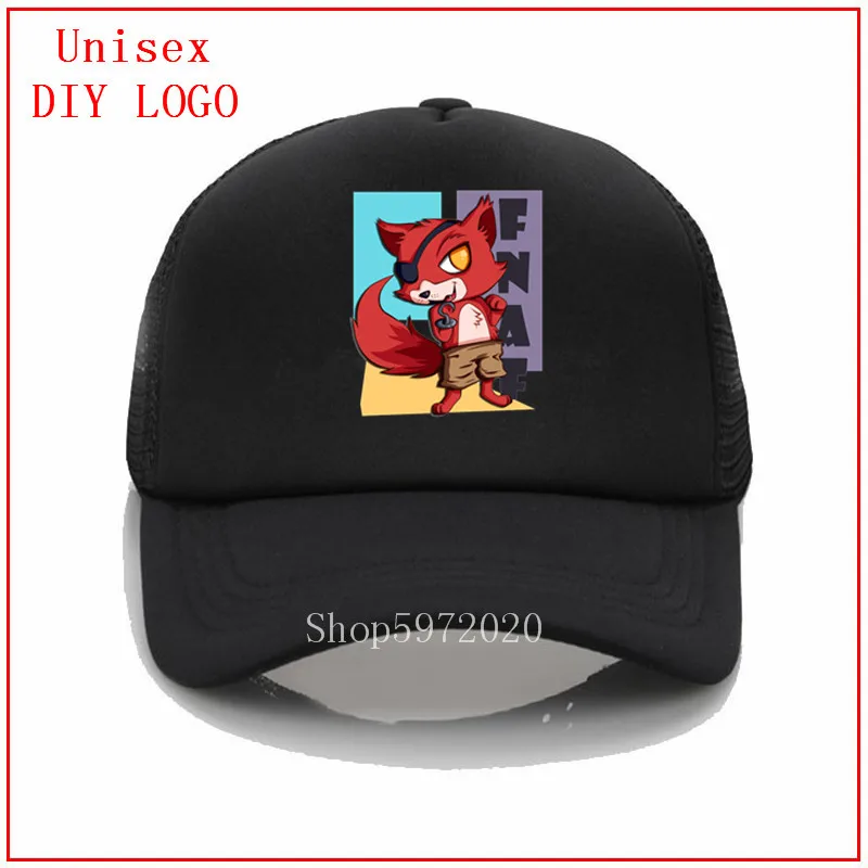Мужская кепка с козырьком Foxy FNAF Freddy летняя для мужчин и женщин модная сетчатая