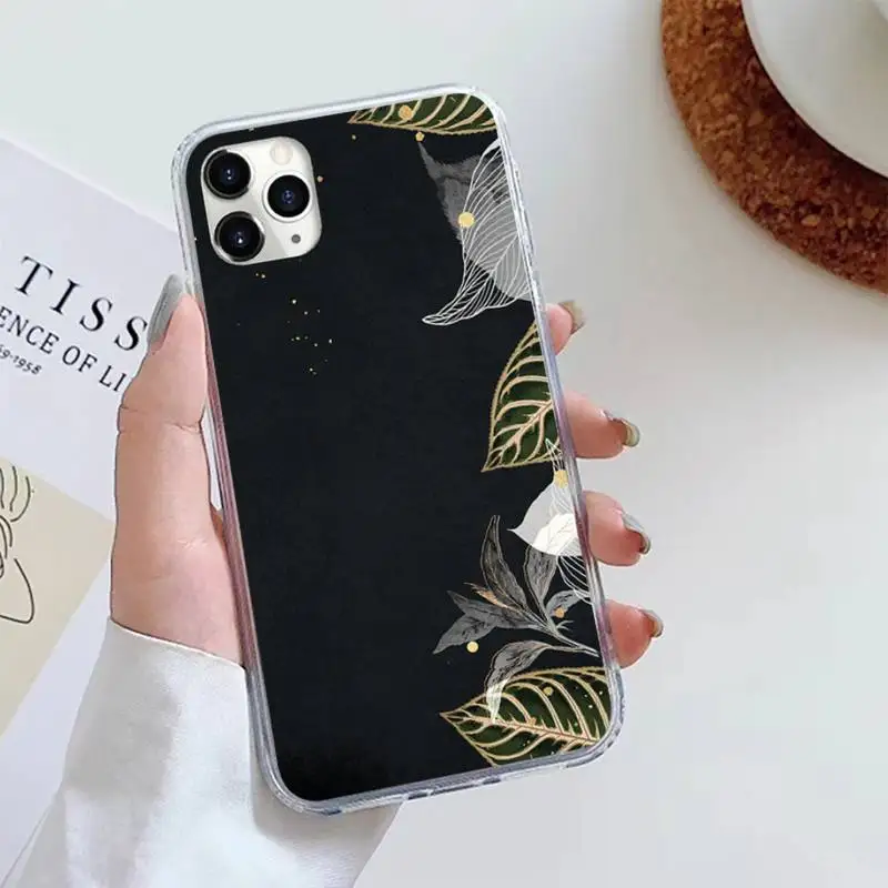 

Vintage flower banana leaf Phone Case For iphone 12 5 5s 5c se 6 6s 7 8 plus x xs xr 11 pro max mini
