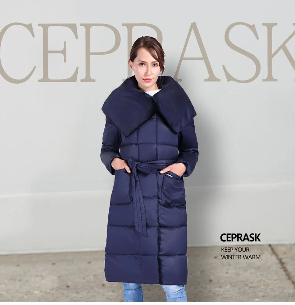 

Down Jacket High-quality Biological-Down Female Parkas 2020 New Winter Women's Coat Plus Size Hooded Fashion Warm Women