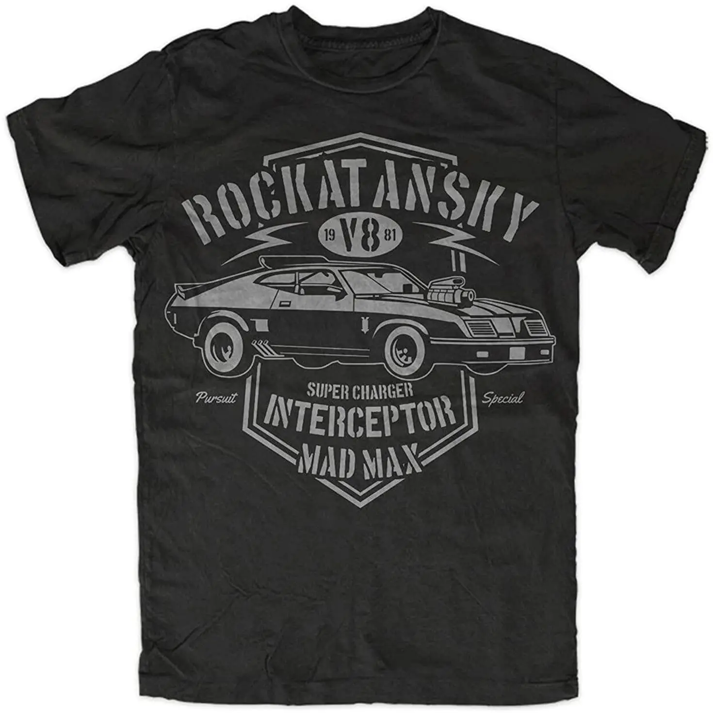 

Mad Max T-Shirt Print Fashion Summer Round Neck Short Sleeve Men's T-Shirt