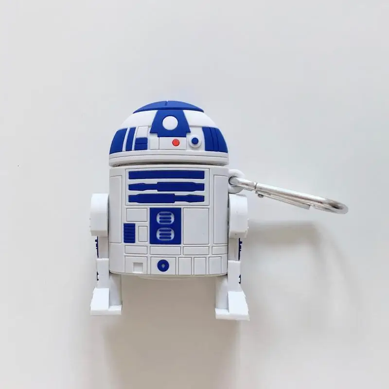 

Star Wars Airpods 2 Case Disney R2D2 Silicone Cute Anime Protector Cover for Airpods Pro Airpod 1 Skin Accesories