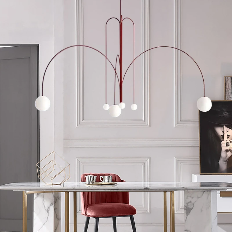 Nordic пост современный креативный Осьминог железа художественная люстра