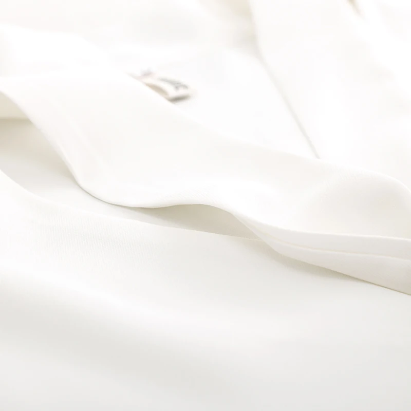 

SISPELL Patchwork Metal Blouse Shirts For Female Deep V Neck Puff Short Sleeve Plus Size Loose Women's Shirt Fashion New 2021