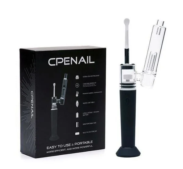 

CPenail портативный Dab Rig для стандартного кварцевого титанового гвоздя, набор травяных дымовых стеклянных труб, Бонг, барботер для воды