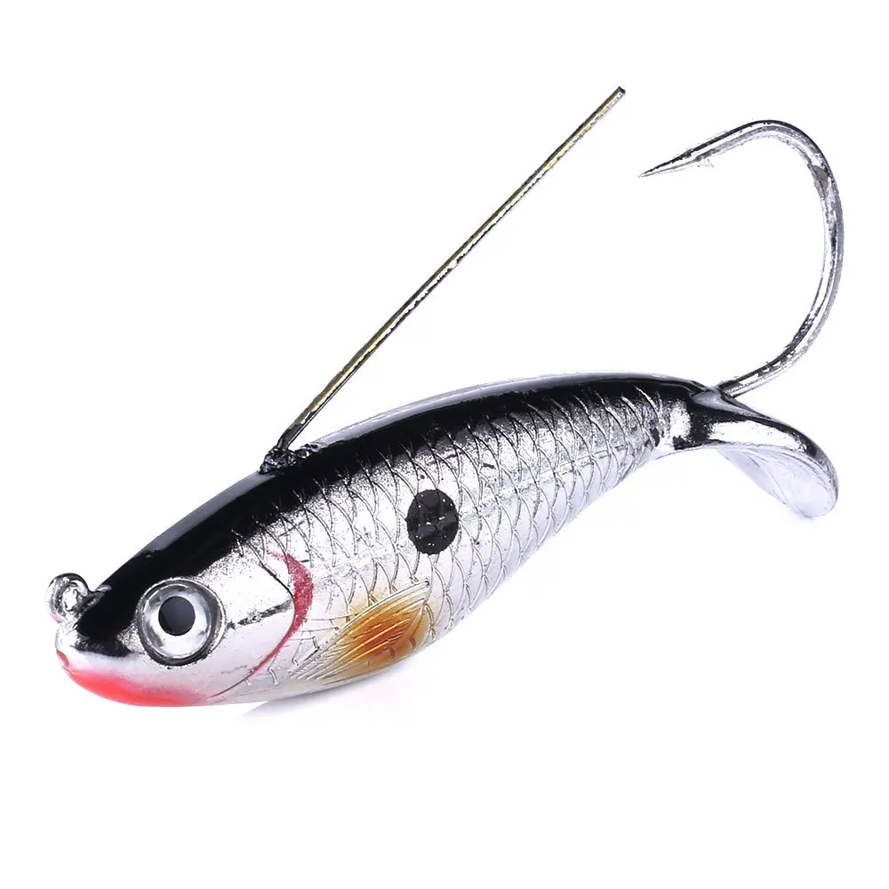 5PCS Fishing Lure 8cm 21g Anti Grass Wobblers ISCA Artificial Hard Bait sinking pesca Laser Body Lifelike Fish Tackle | Спорт и