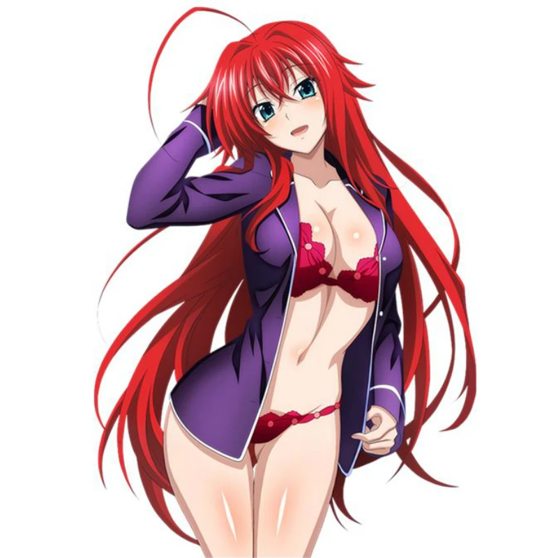 

4 HIGH SCHOOL DXD Render Colorful Car Stickers Decals Anime Sex Girl CAR for Wall Stickers Sexy Beauty Fine Decal KK15*10cm