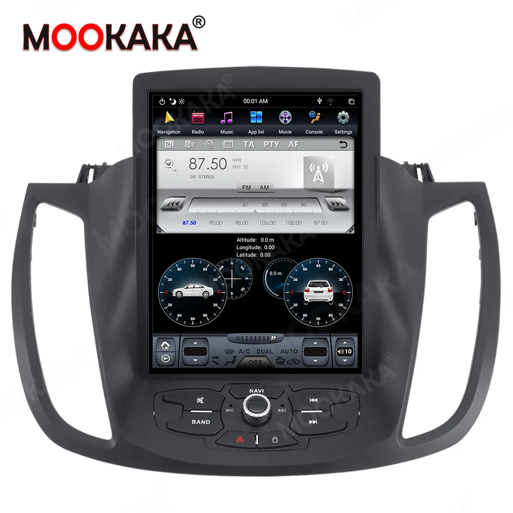 

PX6 Android 9.0 128GB Tesla Style Car Multimedia Player GPS Navigation For Ford KUGA 2013-2019 Audio Head Unit Auto Radio Stereo