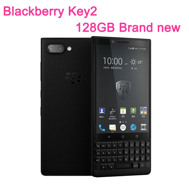 BlackBerry keytwo Key2 128 ГБ ROM новый оригинальный Восьмиядерный 12 МП 4 5 &quot3500 мАч 6 Гб RAM 3G 4G LTE