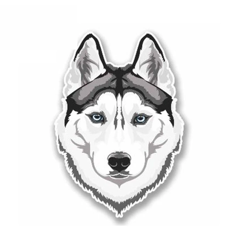 SZWL наклейка на автомобиль с животными белый Хаски волк собака Сибирский хаски