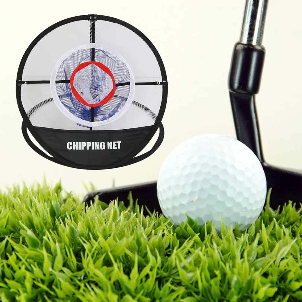 

Golf Practice Net 3 Layer Chipping Pitching Cages Mats Foldable Chipping Hitting Aids Cages Golf Training Aids Indoor Outdoor