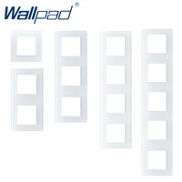 vertical white glass frame wallpad tempered glass 8686mm 14686mm 17286mm 25886mm 34486mm 43086mm frame only