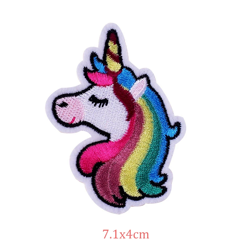Нашивки с вышивкой в виде единорога на одежду для рюкзаков Новое поступление
