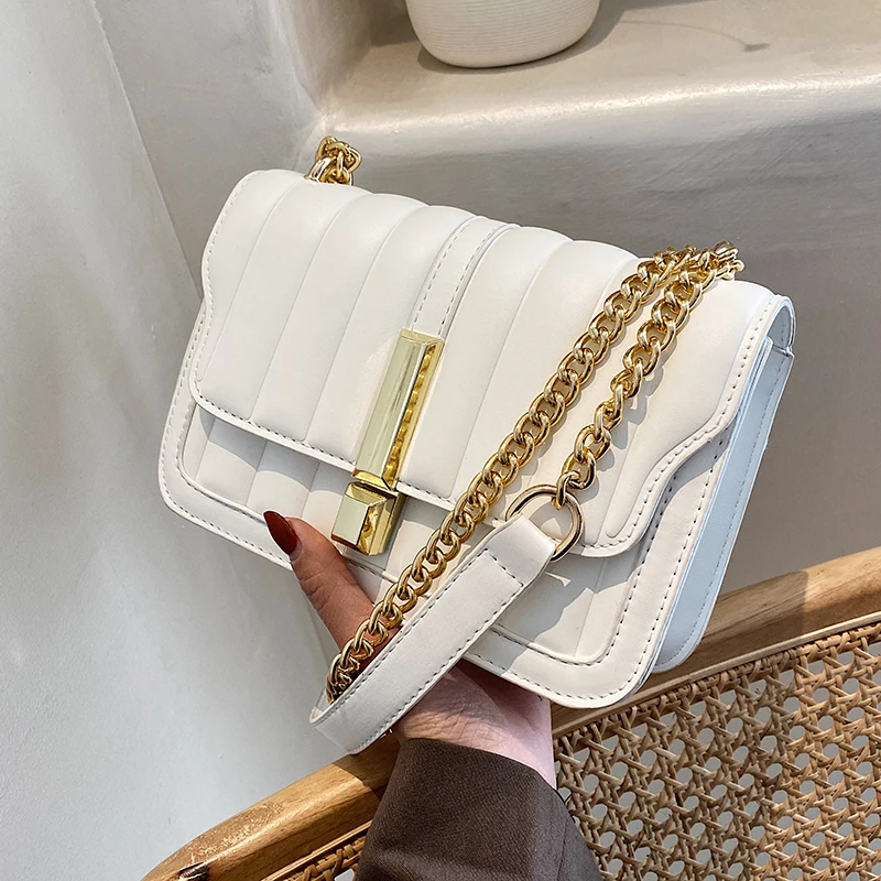 

Fashion Chain Women's Shoulder Crossbody Bags 2021 New Brand Design Female Purses Ladies Messenger Bags High Quality Handbags