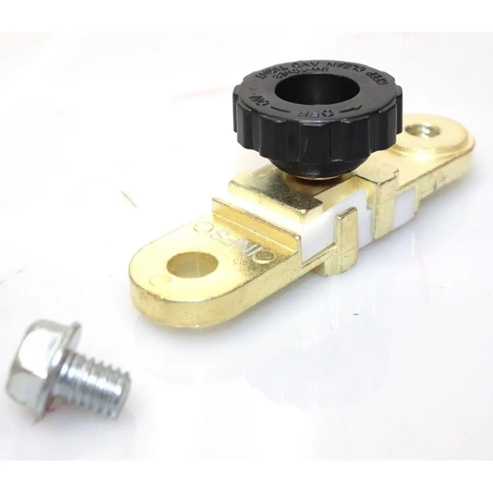 Новый Kill переключатель боковое Крепление авто Батарея Латунь ТЕРМИНАЛ