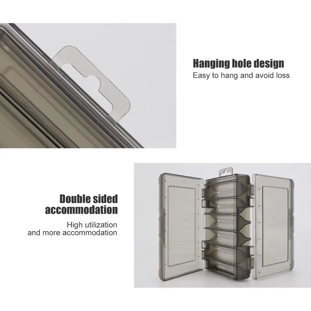 Коробка для рыболовных снастей коробка хранения крючков 12/14 отсеков крючок