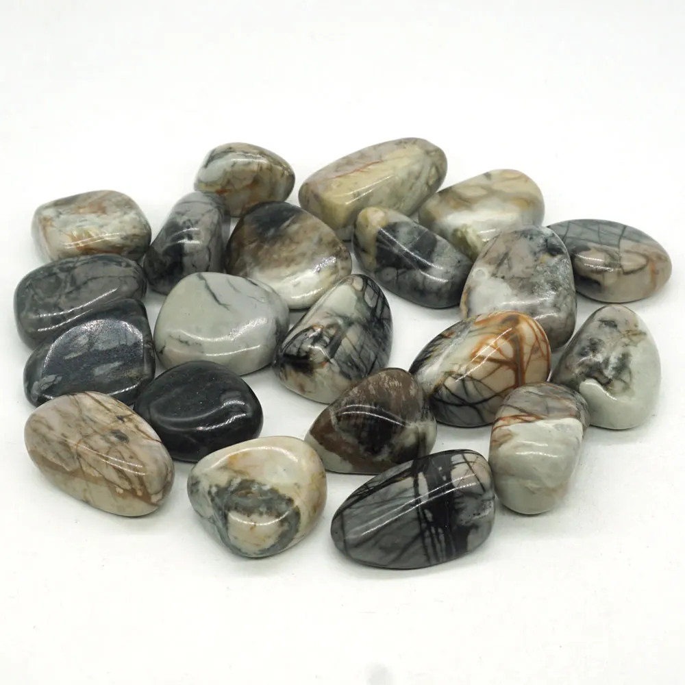 200 г натуральный драгоценный камень Пикассо яшма Кристалл оптом полированный