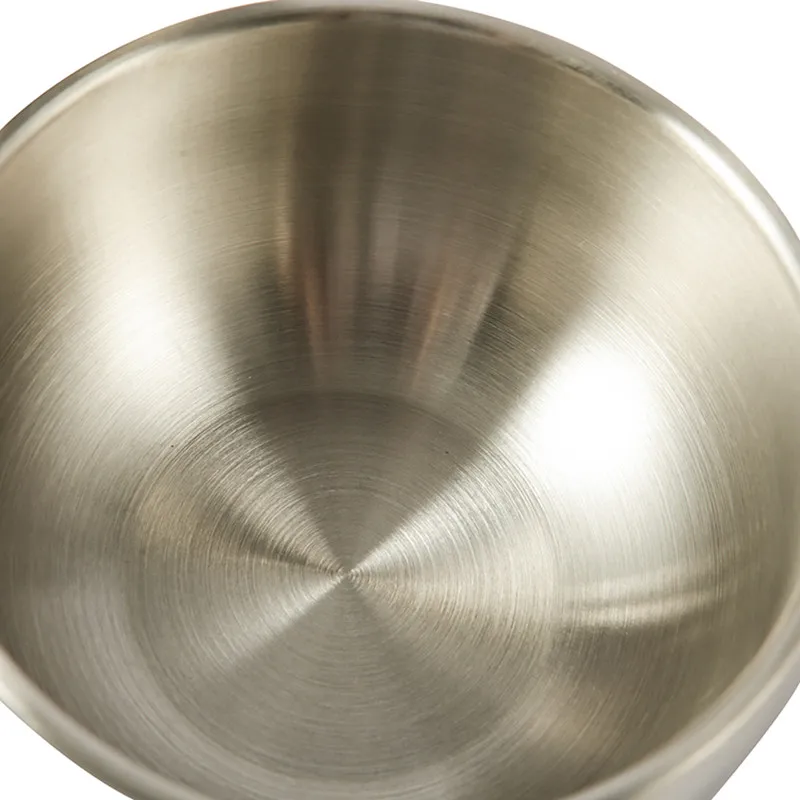 

Eco-friendly Double Layer Anti-Rust 304 Stainless Steel Classic Bowl Thermal Insulation Kitchen Flatware Dia 12/13/14/15CM