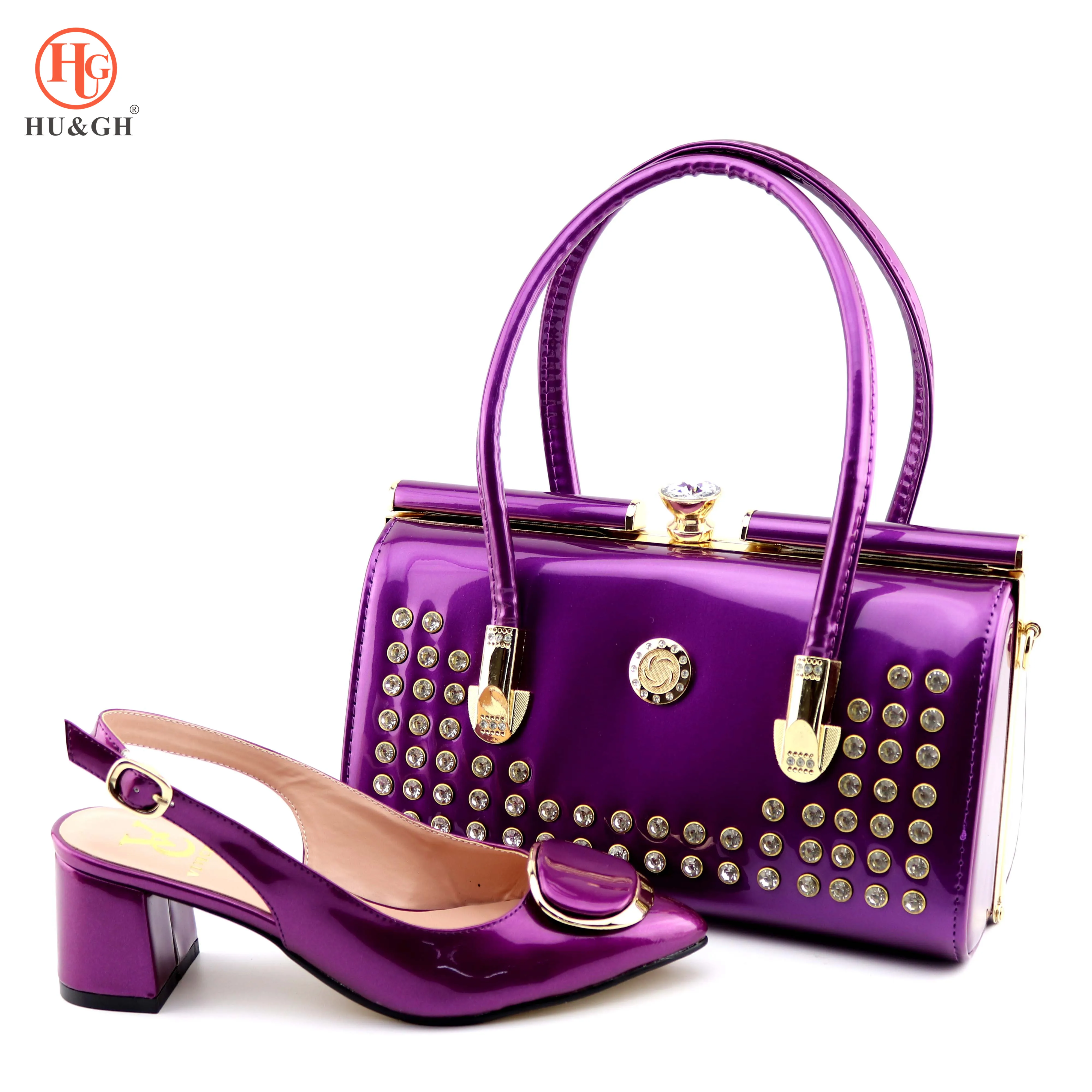 Комплект из обуви и сумки африканские наборы 2019 розового цвета комплект