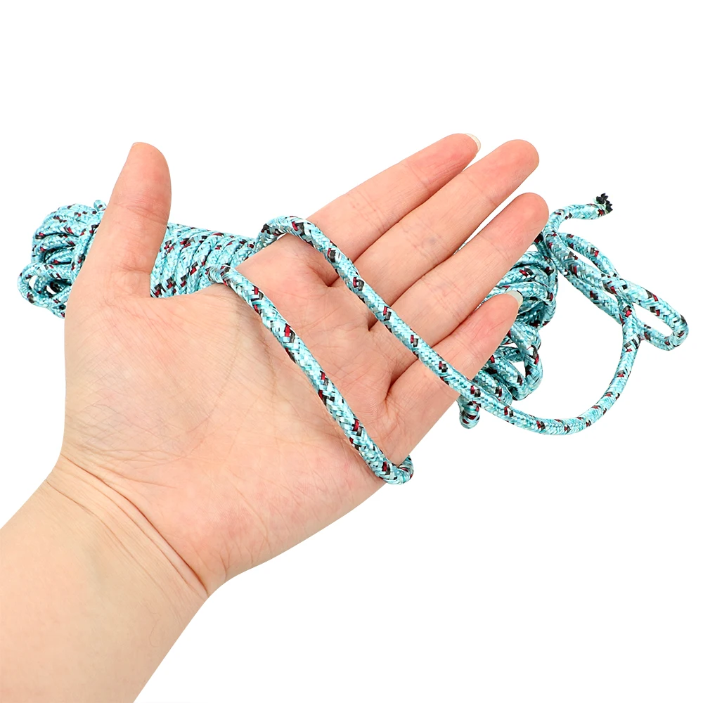 

10m Nylon Hangers Rack Washing Clothes Line Rope Clothesline Multi-functional Random Color