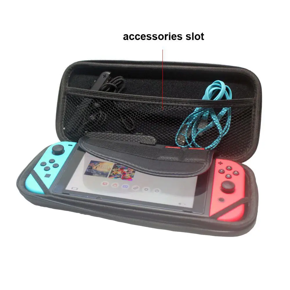 

Yfashion Luxury Hard Protective Storage Pouch Bag For Nintendo Switch Console NS Waterproof Case Cover Bag Game Accessories
