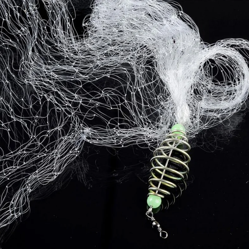 ZUOFILY новый дизайн Медь Весна рыболовная сеть для мелководья со светящимися