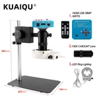 Цифровой микроскоп, 38 МП, HDMI, светильник электроники, промышленный цифровой видеомикроскоп, камера для пайки, объектив с креплением 130X