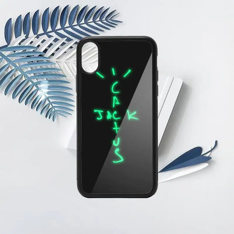 

cactus jack letter Phone Case PC for iPhone 11 12 pro XS MAX 8 7 6 6S Plus X 5S SE 2020 XR