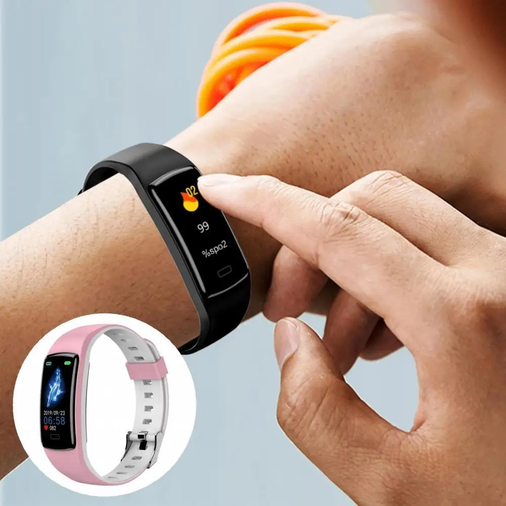 

Smart Watch Exquisite Portable Long Standby Time 0.96 Inch Step Count Smart Wristband for Gym Sport Bracelet Sport Watch