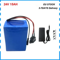 7s 24v 15ah lithium battery pack 24 v 250w 350w 10ah 20ah ebike li ion electric bike scooter 18650 bateria with 29 4v 2a charger