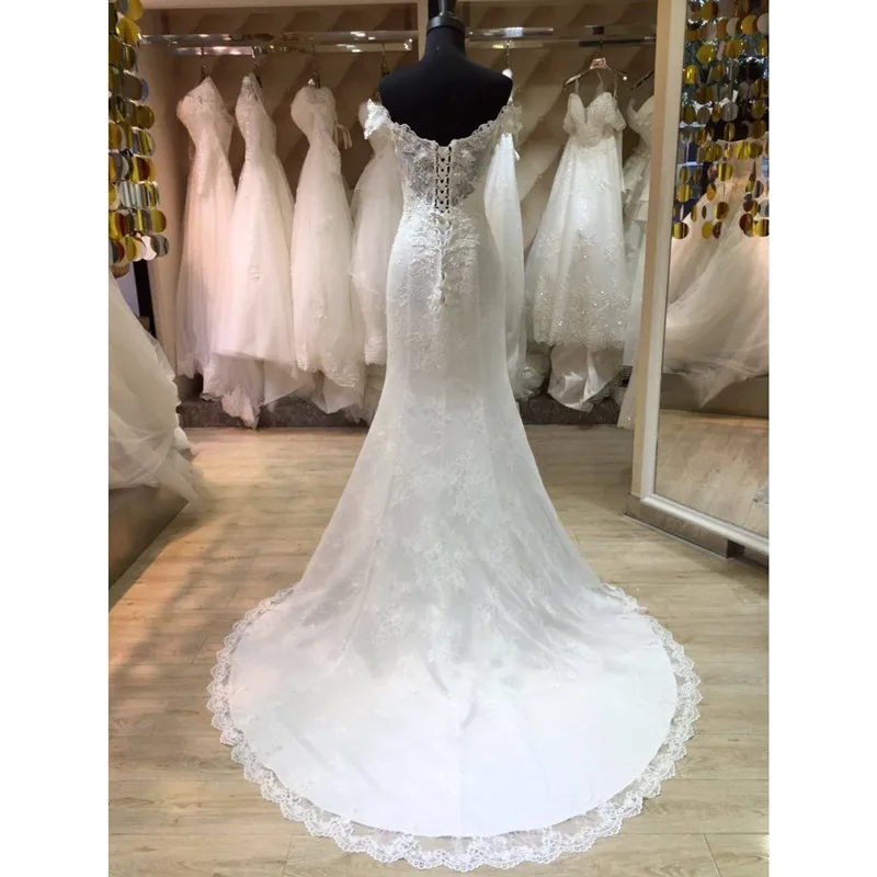 Принцесса Русалка Свадебные платья со съемной юбкой Роскошный вышитый бисером