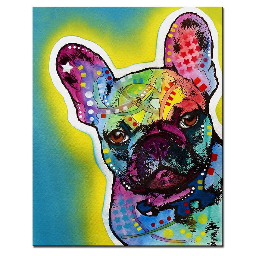 Современное домашнее искусство одиночная абстрактная акварельная картина