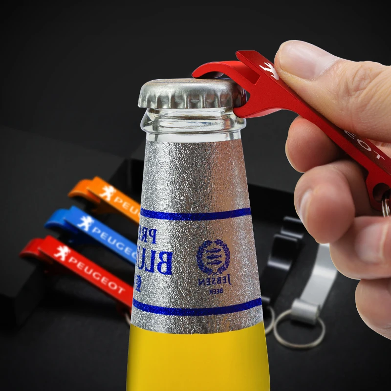 1 шт. цветной металлический Автомобильный Брелок-эмблема для Peugeot 206 207 208 301 307 308 406