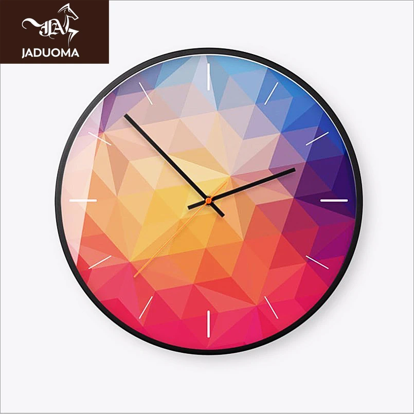 

JADUOMA настенные часы 3D современные минималистические кварцевые часы Nordic Тихая механические настенные часы Современный дизайн большой Разме...