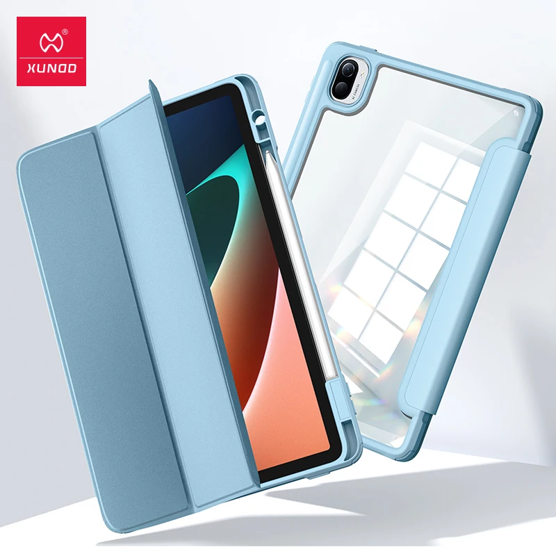 Чехол для Xiaomi Mi Pad 5 Pad 5 Pro, чехол для планшета Xundd с откидывающейся подушкой безопасности, противоударный чехол-пенал для Mi Pad 5 Pro, чехол-подставка - изображение