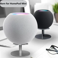 desk stand base for homepod mini portable aluminum speaker holder stylish anti scroll metal holder for homepod mini