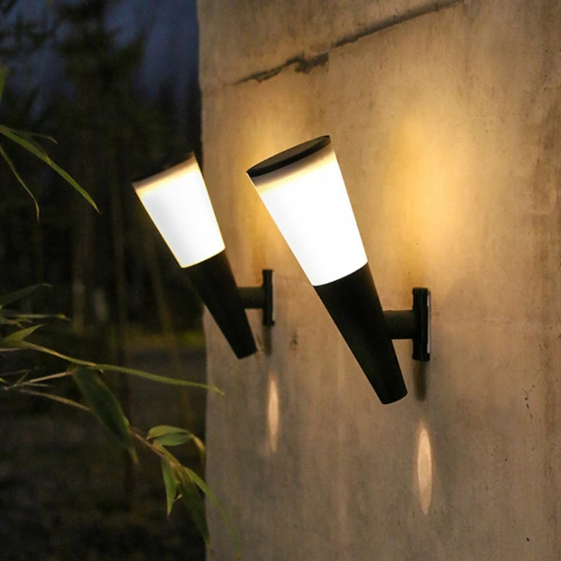 

Q9QF Decoration Solar Outdoor Front Door Wall Lights IP65 Waterproof Dust to Dawn Security Lamps for Outdoors House Door Lamp