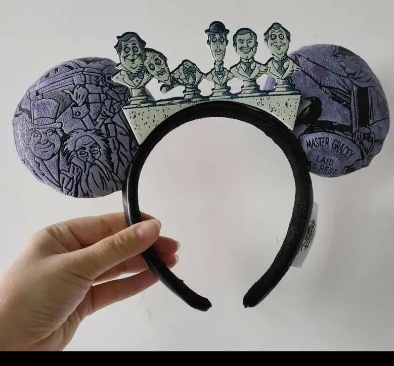 Костюм Минни Микки Маус с блестящими ушами; повязка на голову; маскарадная плюшевая повязка на голову для взрослых/детей; подарок