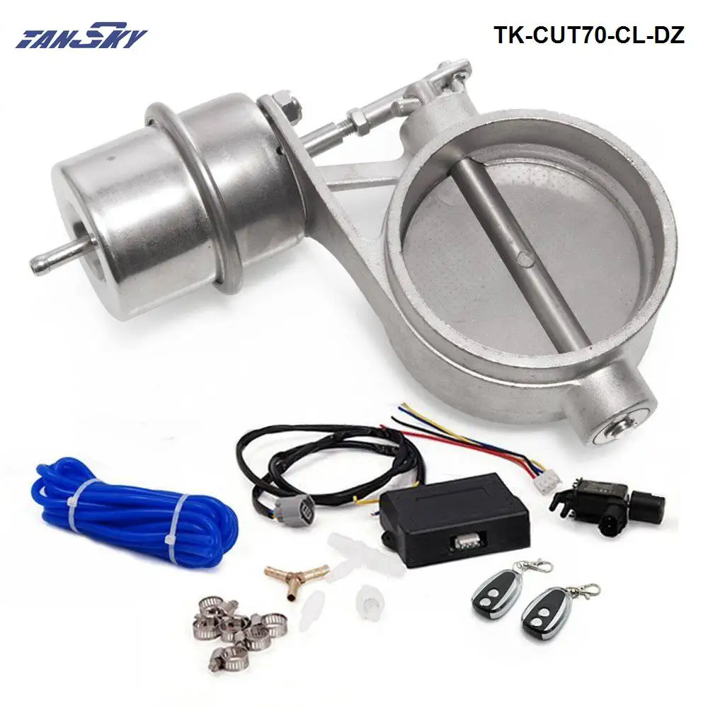 Набор клапанов для контроля выхлопных газов с вакуумным приводом вырез 70 мм