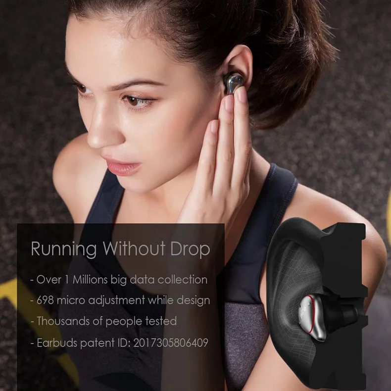 Newst Mifo O5 Pro Bluetooth TWS Беспроводные Наушники Hi-Fi handfree наушники с зарядной коробкой для телефона