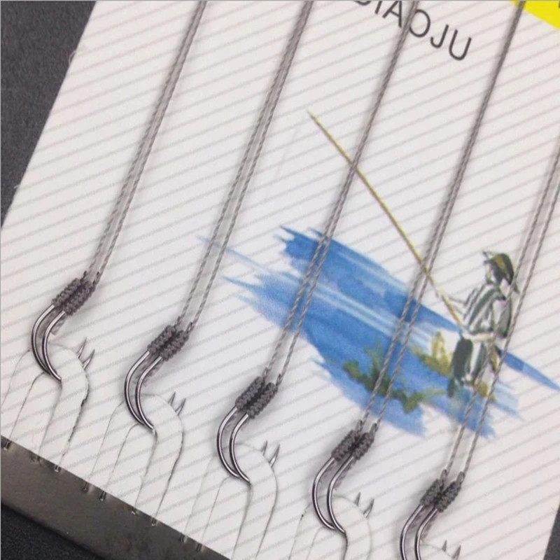 20Pcs/lot Fishing Hook Crank String Japan Series Hooks Freshwater Catch Barbed Single Black Nickel Color Sabiki Fishing Tackle