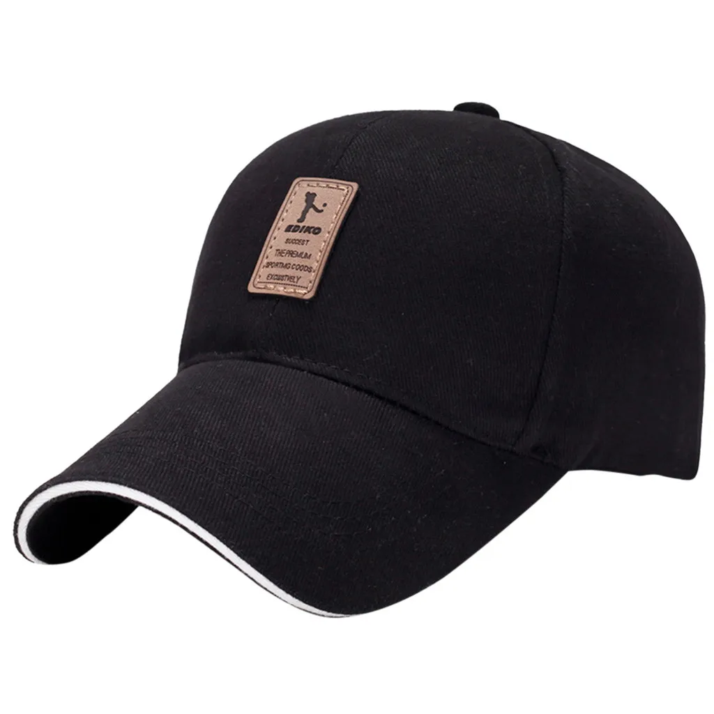 Бейсболка с козырьком для мужчин и женщин черная бейсболка Snapback мужская зимняя