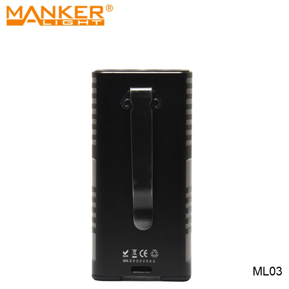 Фонарик Manker ML03 с светодиодный перезаряжаемый фонарь для повседневного