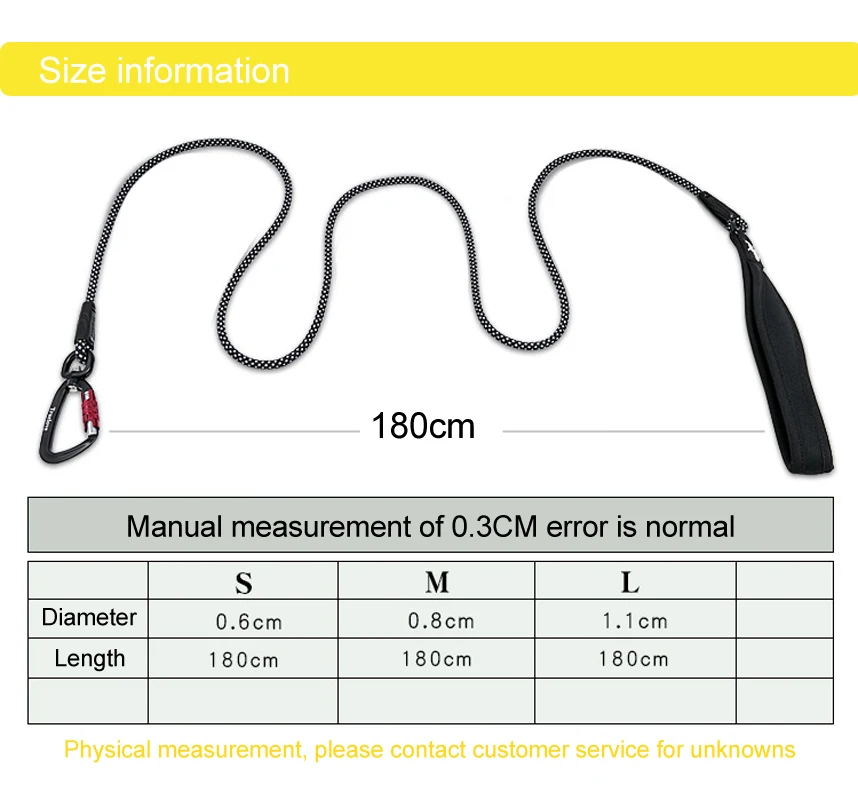 TrueLove Dog Leash Reflective Material Is Woven Into The Round Rope Suitable for large and medium dogs Walking climbing TLL2571