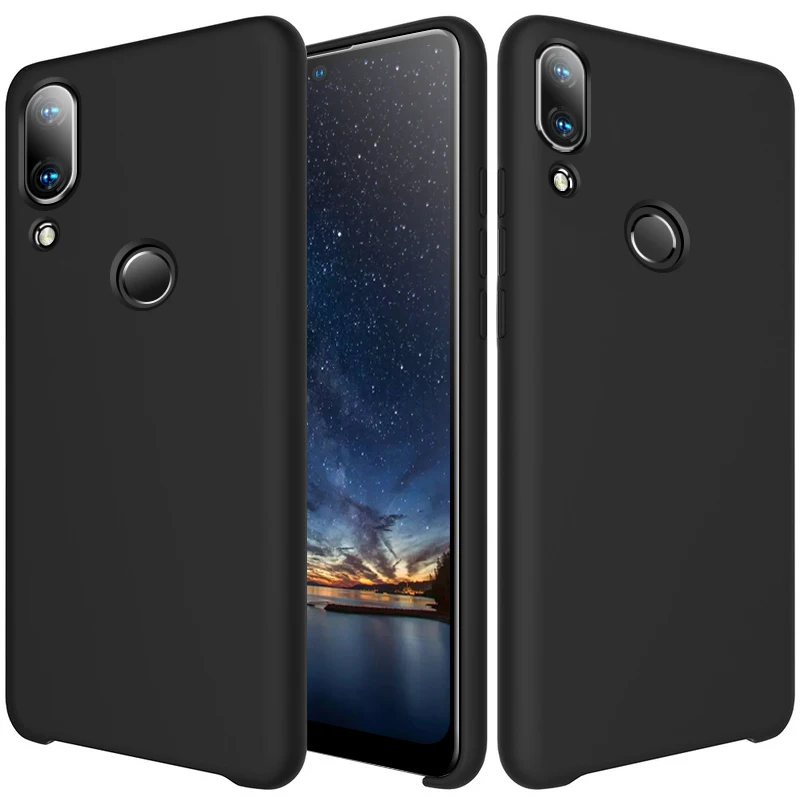 Жидкий силиконовый чехол GKK для huawei P Smart Z чехол из мягкой шелковистой кожи для huawei Honor 9 10 Lite чехол