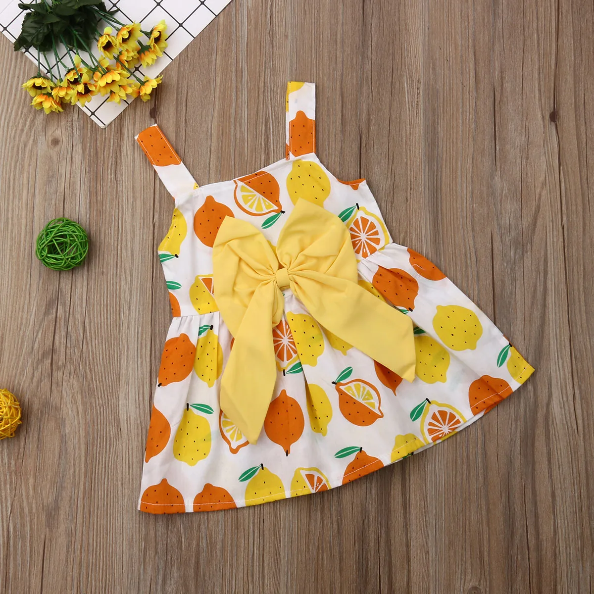 Newborn Baby Girl Bowknot Princess Dress Outfits Sundress Summer Clothes 0-3T | Детская одежда и обувь