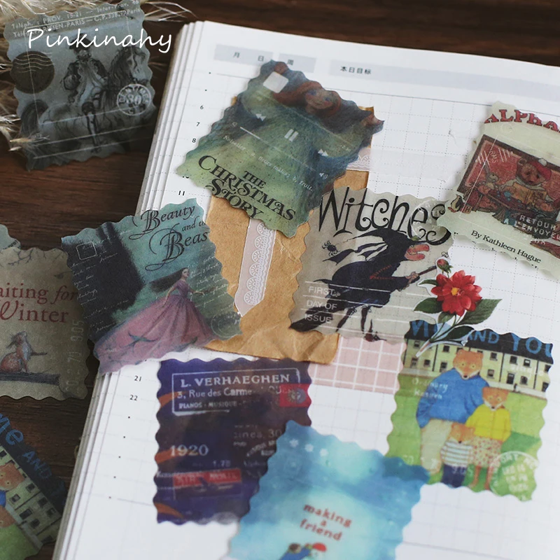 Винтажный почтовый штамп Bullet Journal декоративная наклейка s Скрапбукинг палочка