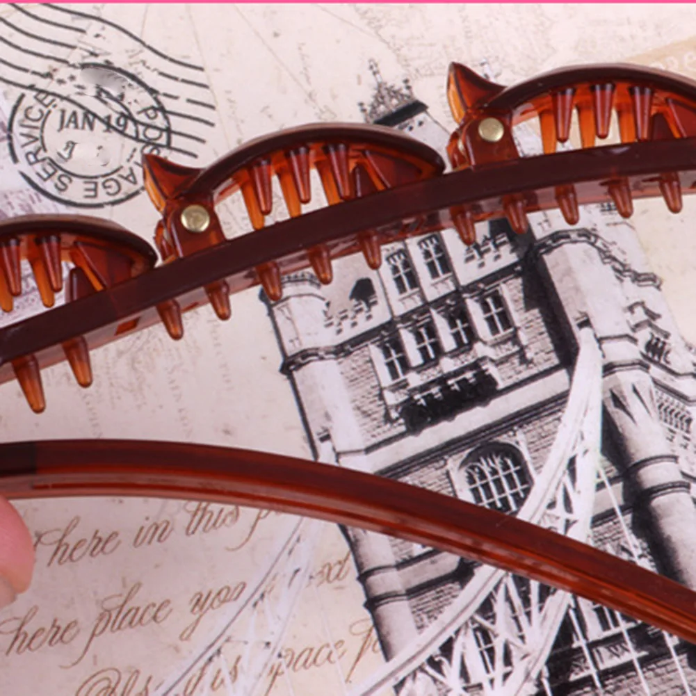 

Fashion Double Layer Bangs Clip Professional Hairpins Woven Hair Style Accessories for Women Girls MH88