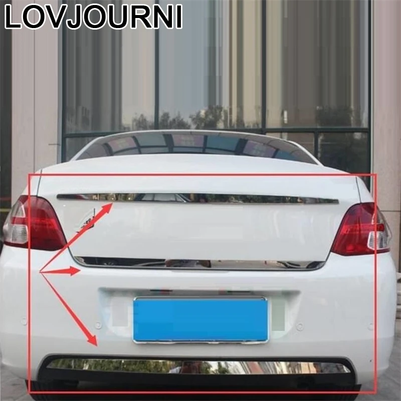 Автомобильный оконный багажник задний бампер внешний Хромированный Авто